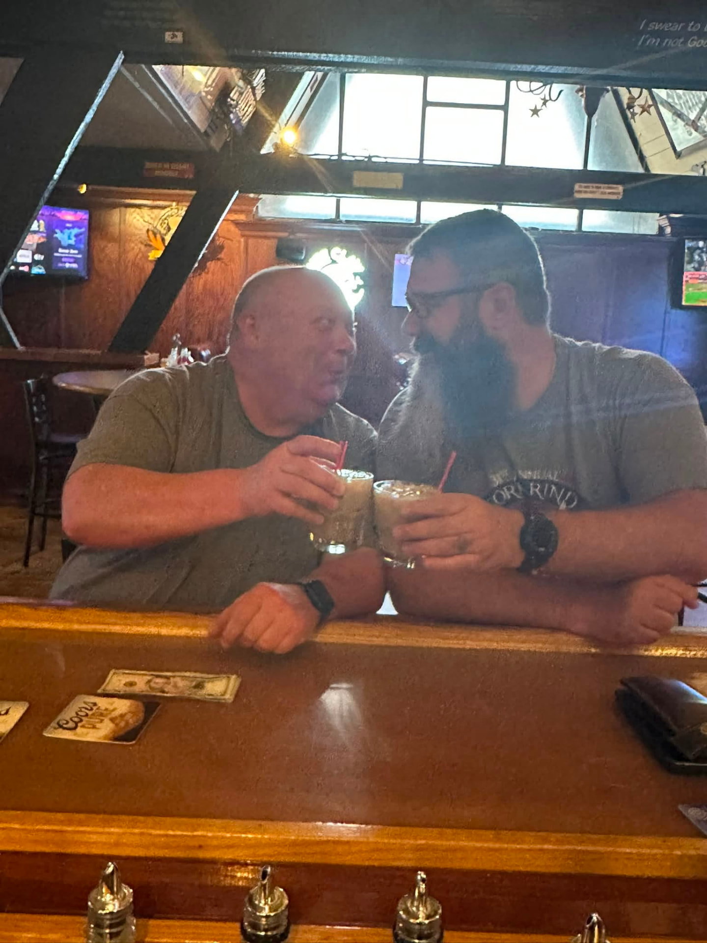 Regulars hanging out at J's American Pub