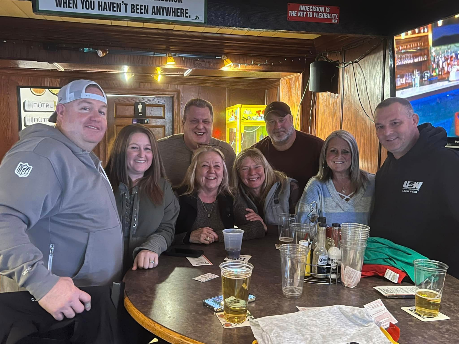 Regulars hanging out at J's American Pub